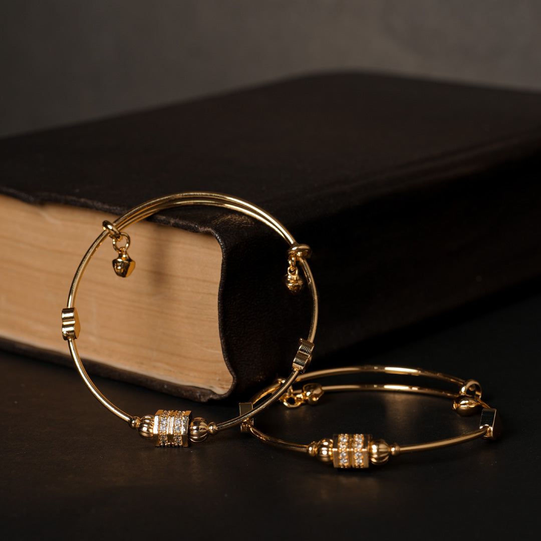 Golden Adjustable Bangles