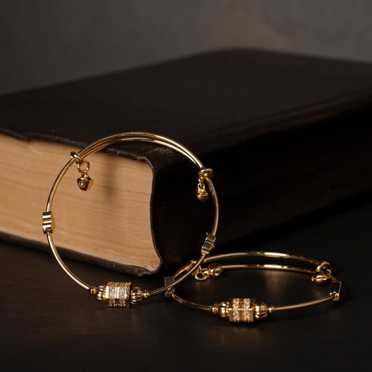 Golden Adjustable Bangles