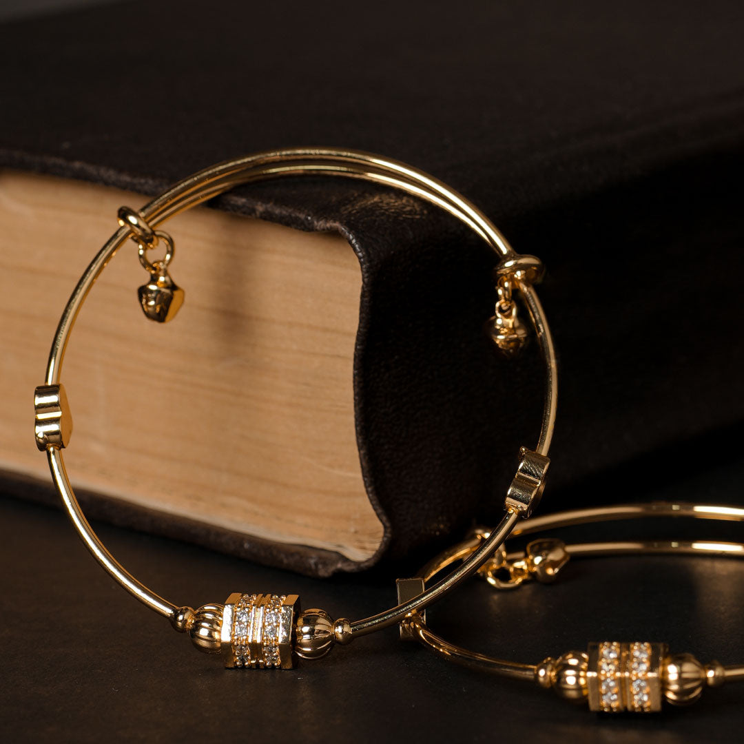 Golden Adjustable Bangles