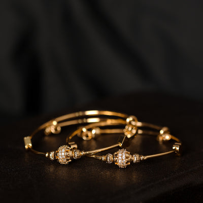 Golden Adjustable Bangles style 2