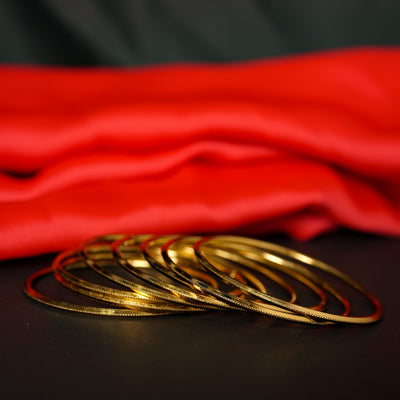 Lily Bangles (Golden)