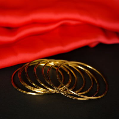 Lily Bangles (Golden)